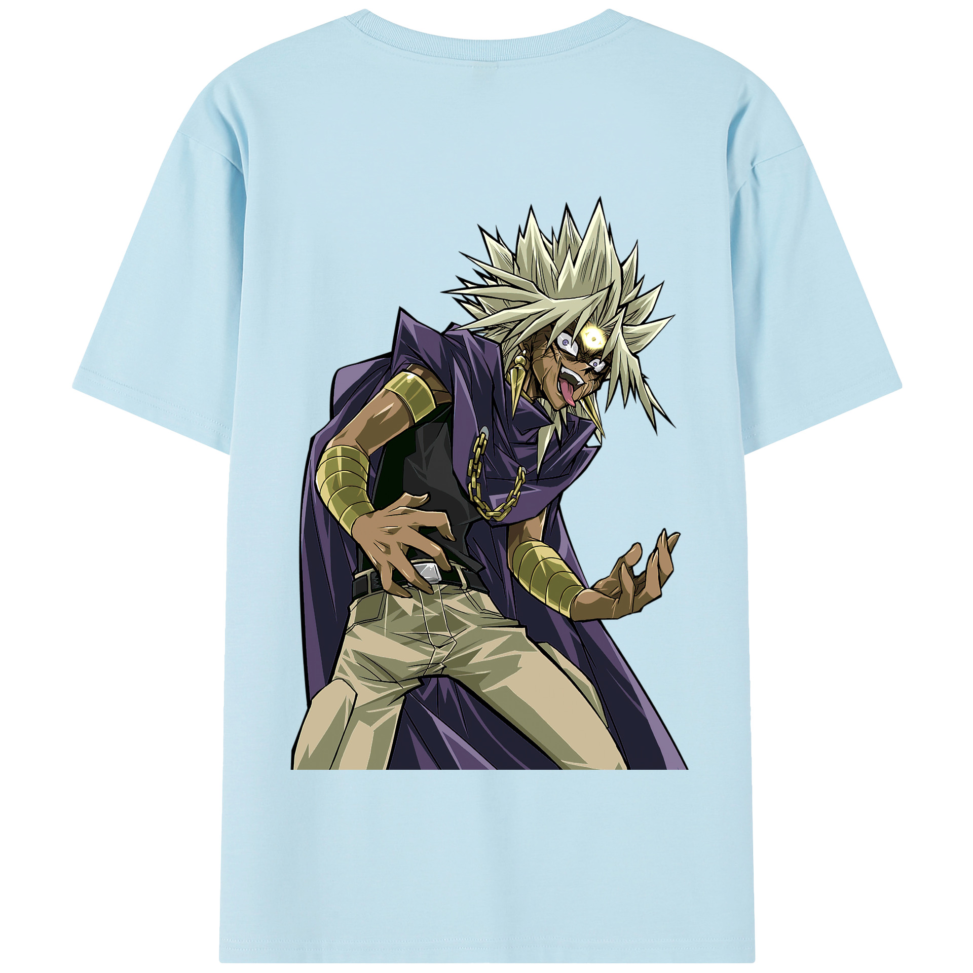 （画像用） 遊☆戯☆王 Yu-Gi-Oh! 綿100％半袖Tシャツ（背面プリント）